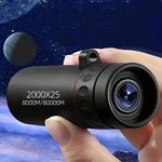 HD 25mm Monocular Telescope Compact Portable Scope for Bird Watching Camping