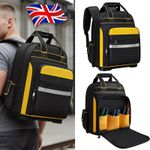 AIRAJ Tool Backpack Tool Set, Heavy-Duty Tool Bag Backpack with Molded Base R