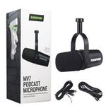 Shure MV7 Cardioid Dynamic Vocal / Broadcast Microphone USB & XLR Outputs