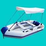 Bimini Top for Inflatable Boat Boat Sun Shade Top Cover Sturdy Aluminum Alloy