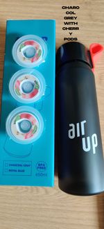 New Air up water bottle (650ml) with -3x flavoured cherry and Apple pods