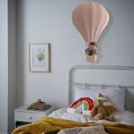 Hot Air Balloon Lampshade For Kids Baby Room - Pink