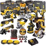 Dewalt DCKT4T13B4A 18V 3 x 5.0Ah Battery 13 Piece Tool Kit With Accessory Set