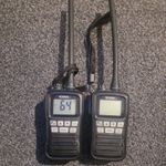 X2 pair Moonraker MHR-100 VHF Marine Transceiver Handheld Waterproof