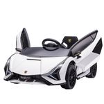 Lamborghini SIAN 12V Kids Electric Ride On Car Toy with Remote Control HOMCOM