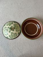 Coxwold Studio Pottery Peter Dick Hand Thrown Glazed Dish With Cover 