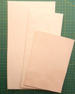 3mm Thick Natural Veg Tan Craft Leather Hide Offcuts