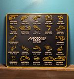 MotoGP 2026 Race Calendar Display 3D Printed