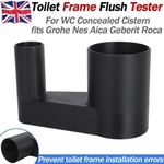 Toilet Frame Flush Tester Concealed Cistern for Grohe Geberit Roca Plumbing Tool