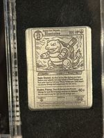 6 Gram 999 Fine Silver Handmade Card Bullion Bar