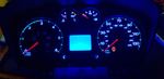 led clock upgrade kit lightenUPgrade Blue ford transit mk7