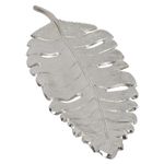 Libra - Large Feather Platter in Nickel Finish