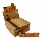 12 x RAW Classic King Size Slim Natural Unrefined Rolling Papers  110mm
