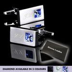Personalised Men's Cufflinks Custom Engraved Initials Wedding Father's Day Gift