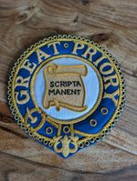 Masonic Knight Templar Mantel  Badge Great Priory 