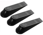BLACK  Door Stop Jam, Door Wedge Stopper Home Office
