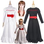 ANNABELLE The Conjuring Doll Adult Kids Costume Fancy Dress Halloween Cosplay UK