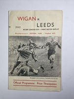 Wigan v Leeds;  Rugby League Cup 1st Round Replay,  15th February 1961