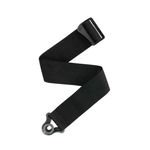 D'Addario Auto Lock Polypro Guitar Strap, Black PWSAL400