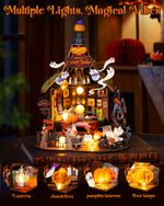 Rolife DIY Wooden House Haunted Candy Miniature DollHouse Halloween Gift Toys