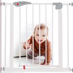 Baby Safety Gate Home Pet Dog Barrier Stair Safe Secure Doorway Guard 75 to 85cm