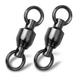 Ball Bearing Swivels Solid Ring Coarse Sea Fishing Line Lead Weight Bait Link