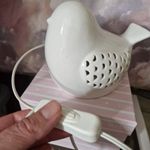 Little Bird by Jools Oliver Mothercare White Ceramic  Nightlight Nursery Lamp