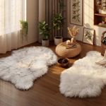 Large Faux Fur Sheepskin Rug Fluffy Mat Room Sofa Hairy Mat Shaggy Floor Carpet