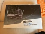 LD Systems WS ECO 2X2 dual-channel UHF wireless headset microphone system