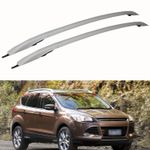 SILVER ROOF CROSS BARS TOP MOUNT LUGGAGE RACK SET FOR FORD KUGA MK2 2013-2019 UK