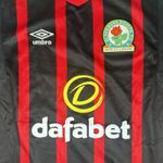 Rare Original Blackburn Rovers 2017/2018 Away Football Shirt Mens XL