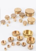 3/8" 1/2" 3/4"Thread Brass Pipe Screw Hex Male Female Blanking Plug Tube End Cap