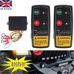 12V/24V Heavy Duty Wireless Winch Remote Control Kit For Truck ATV SUV