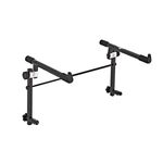 Adjustable 2nd Tier Add on for Double Braced X-Frame Keyboard Stand