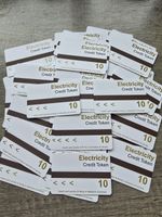100 x £10 CODE A Electric cards £1000 Value