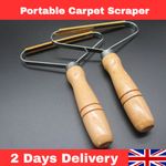 Portable Lint Remover Carpet Rake Scraper Dog Fur Fuzz Scraper Lint Roller Tool