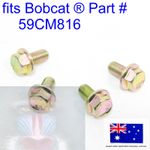 4 x for Bobcat Bolt Hexagonal Flanged Head Cap Screw 59CM816 High Tensile Mounts