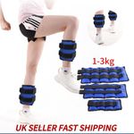 1Pair Ankle Weights Adjust Leg Wrist Strap Running Training Fitness Gym Straps