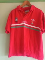 Mega rare Reebok Wales Rugby World Cup 2003 Polo Shirt Size Medium 