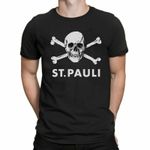 Fc St. Pauli Skull Mens Kids T shirt Graphic SKull Motorcycle Gift T-Shirt  Xmas