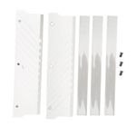 Silver Memory RAM Heat Sink MEO PMOAB G Aluminum Alloy Memory RAM Cooler DDR OU
