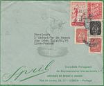 Portugal: Letter Lisboa to Lyon/France