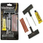 Motorcycle Car Van Tubeless Tyre Puncture Repair Kit Tire Tool Plug Emergency UK