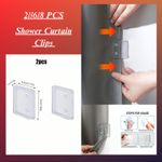 Household Shower Curtain Clips Curtain Fixing Rings Clips For Home
