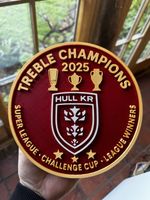 🔥 Hull KR Treble Champions 2025 – 3D Printed Display Plaque.