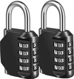 4 Digit Combination Padlock Heavy Duty Outdoor Lock Gym Travel Luggage Locker