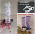 Animal water bottle Wall holder mount Rabbit Rat Guinea Pig Small pets drinking