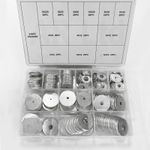 240 Penny Repair Washers Set M2 M4 M6 M8 M10 M12 Mudguard Washers Carbon Steel
