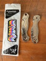 Flytanium Lotus Titanium Scales Spyderco Para 3 Street Style Stonewash