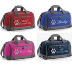 Personalised Dog Travel Bag Grooming Kit Puppy Overnight Doggy Daycare Holdall